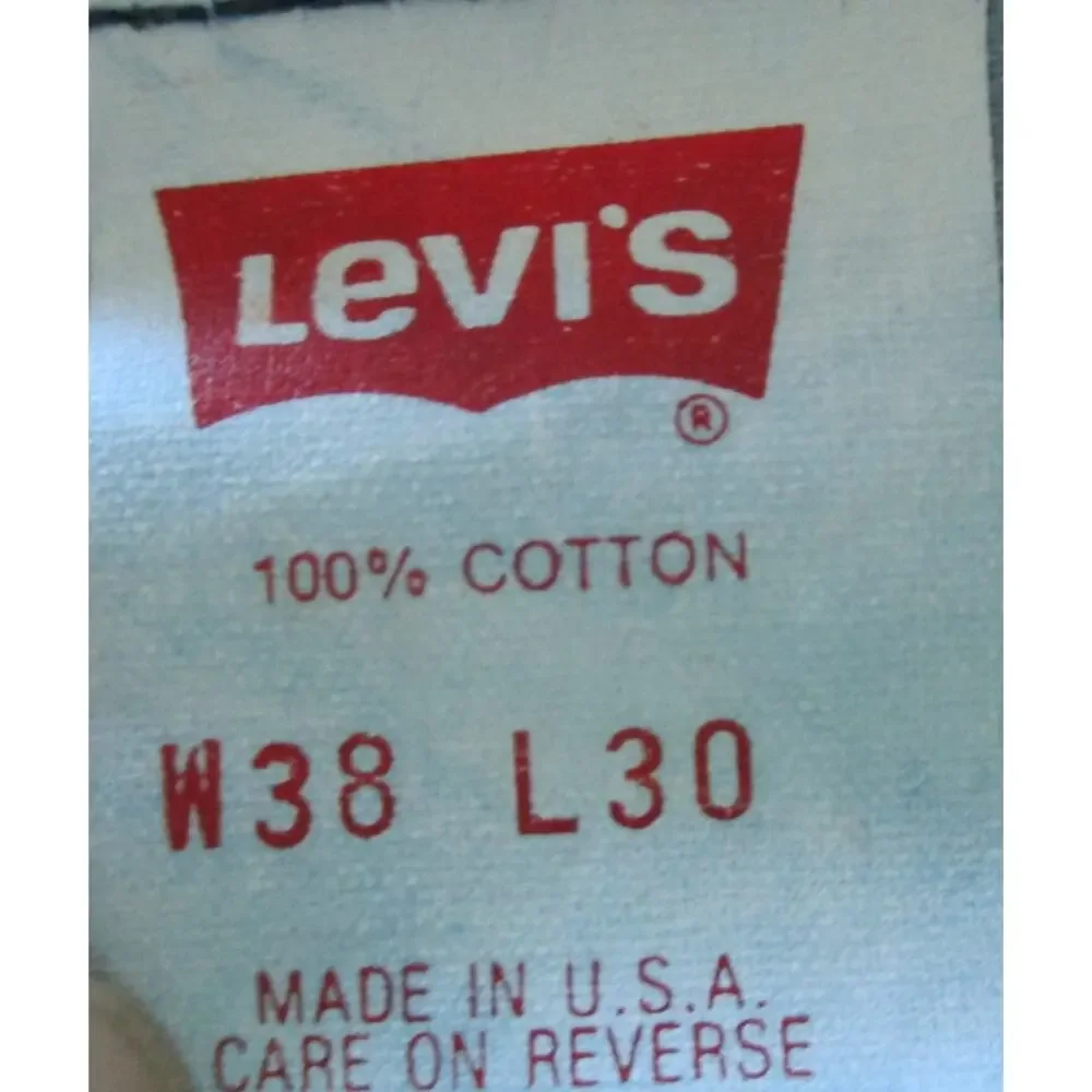 Levi's Men's 517 Dark Wash Straight Leg Blue Jeans Size 38 X 30